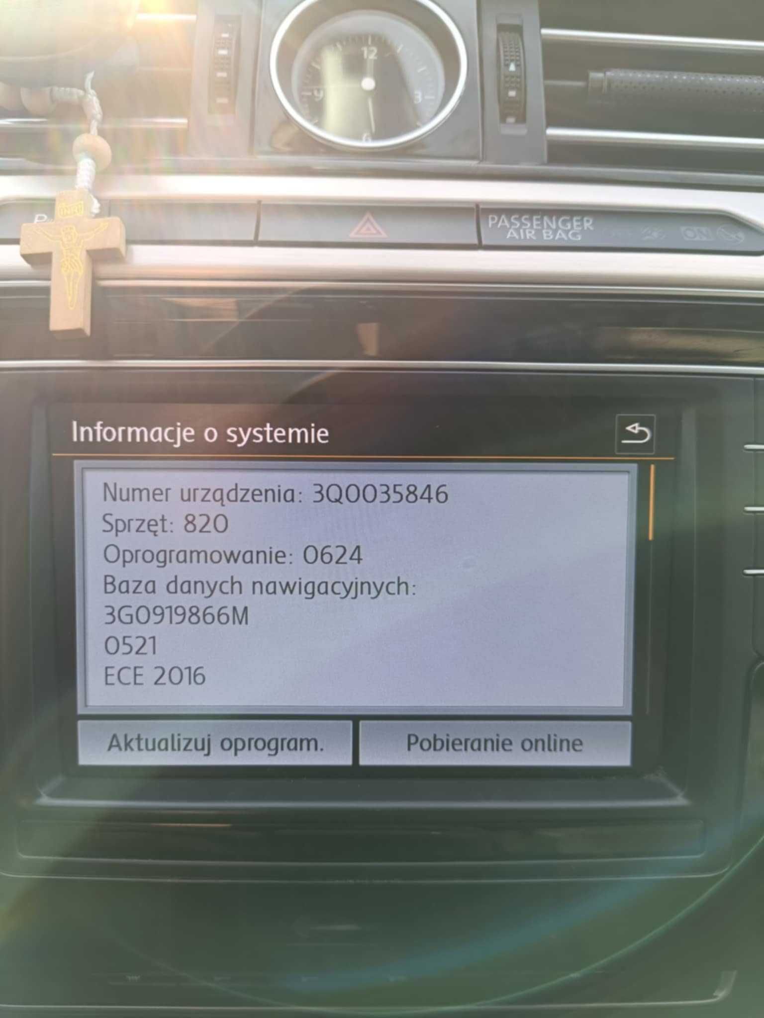 Ekran wyświetlacz nawigacji VW PASSAT B8 OKAZJA!