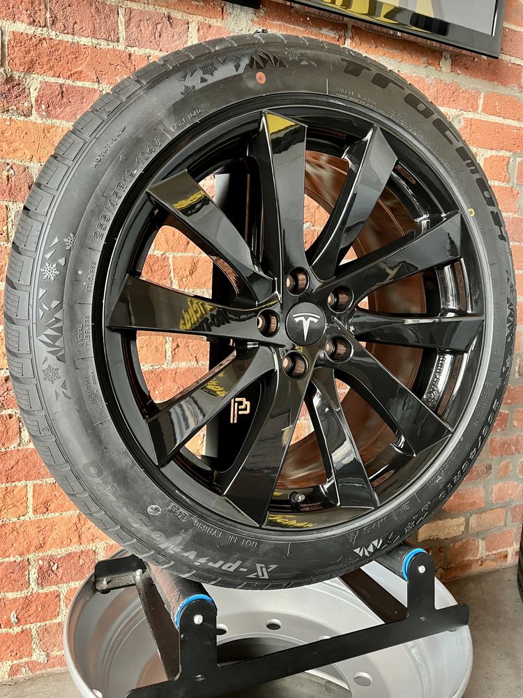 Alufelgi 19 Koła Zimowe Tesla Y 255/45R19 Nowe Black Edition