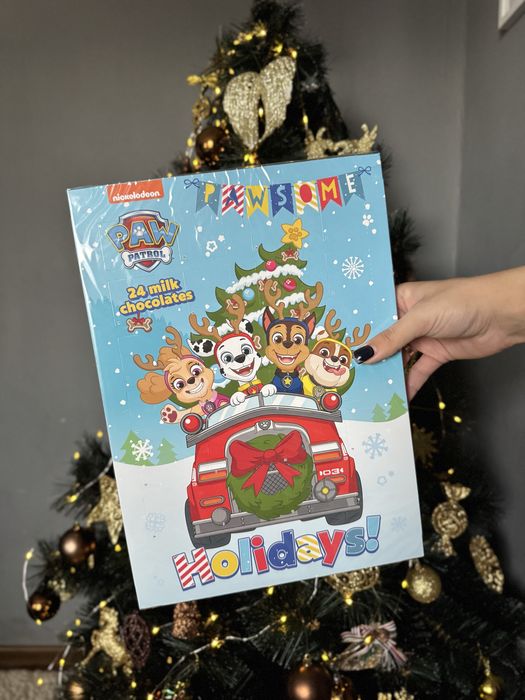 Шоколадний адвент щенячий патруль