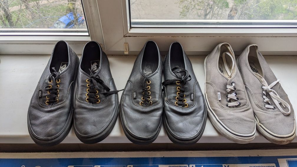 Цена за 3 пары Vans Authentic Low Canvas 29см 45