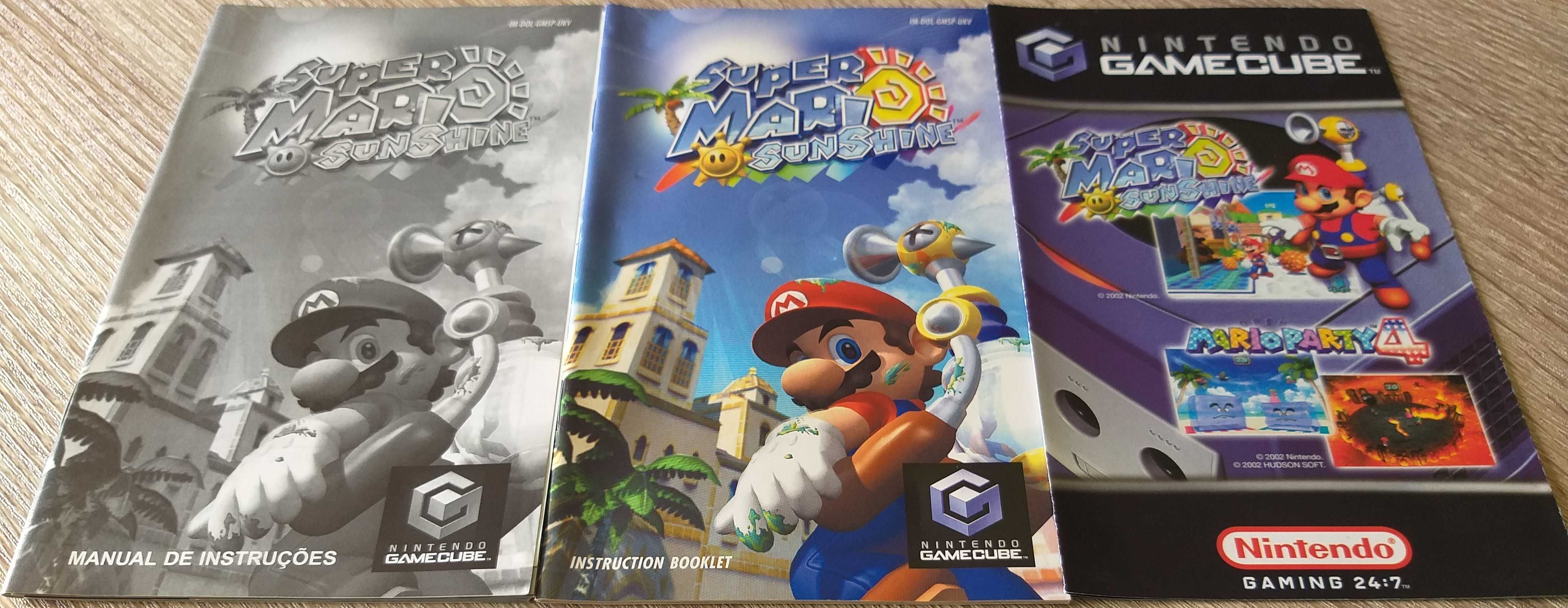 Caixa Nintendo Wii + manuais jogos Game Cube