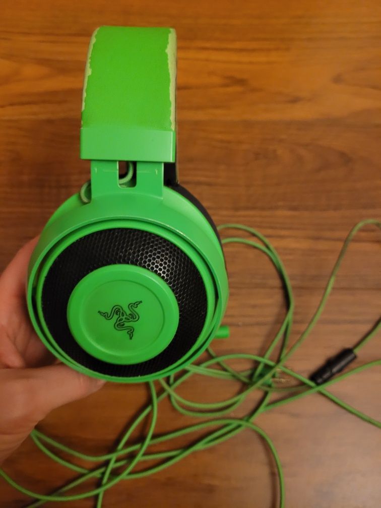 Słuchawki Razer uszkodzone