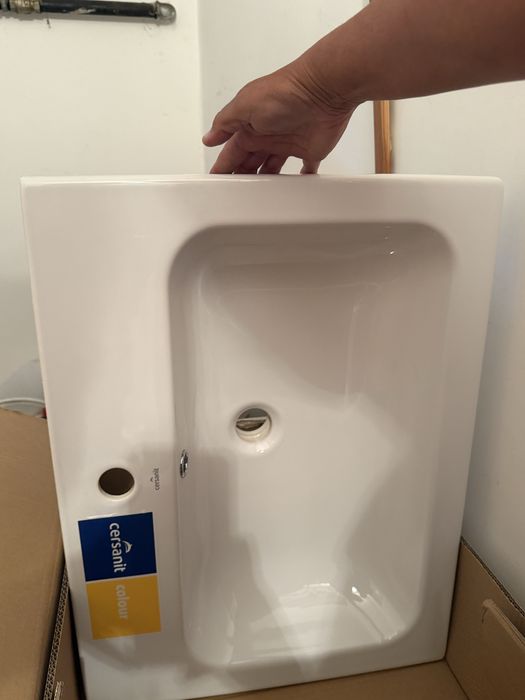 Umywalka meblowa 60x45 Cersanit ceramika NOWA