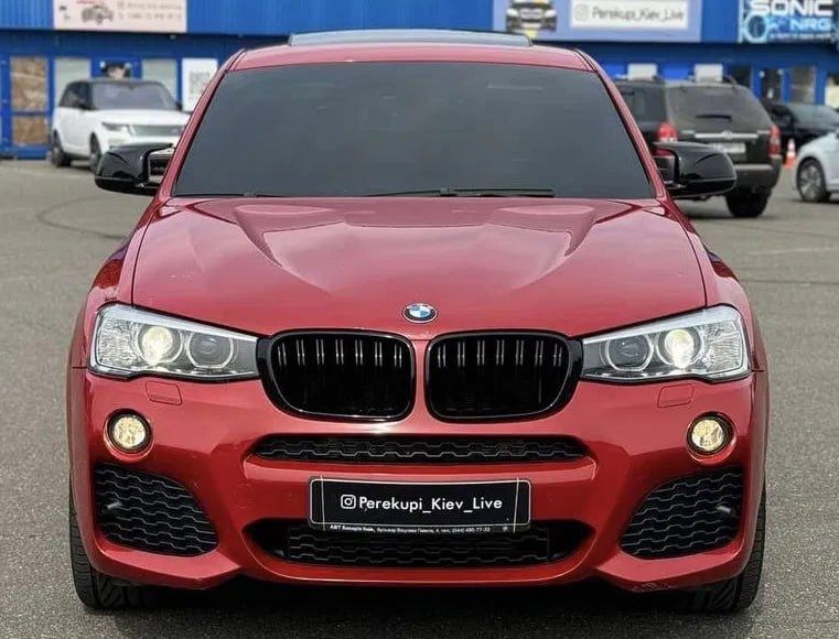 Решетка (ноздри) BMW X3 f25, X4 f26 M Look дорестайл/рестайл