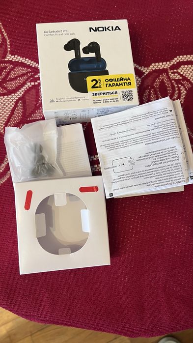 Наушники Nokia Go Earbuds 2 Pro TWS-222 ENC Black Гарантия
