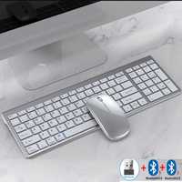 Перезаряжаемая Bluetooth/USB клавиатура и мышь для ноутбука 2,4G