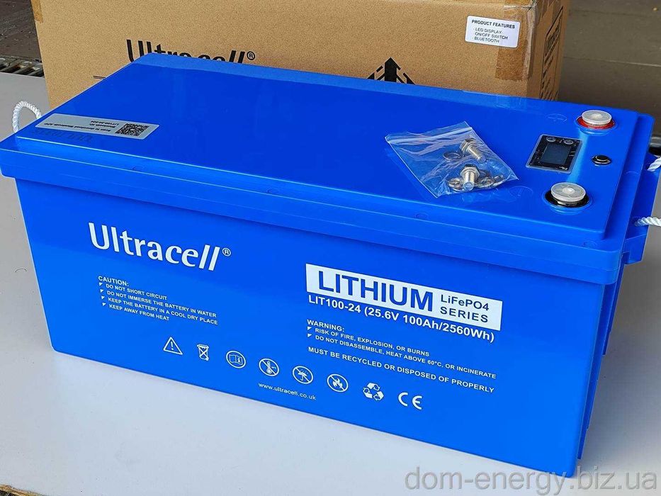 Гарантия 2 года Аккумулятор Литий-железо-фосфатный LiFePo4 100Ah 24В v