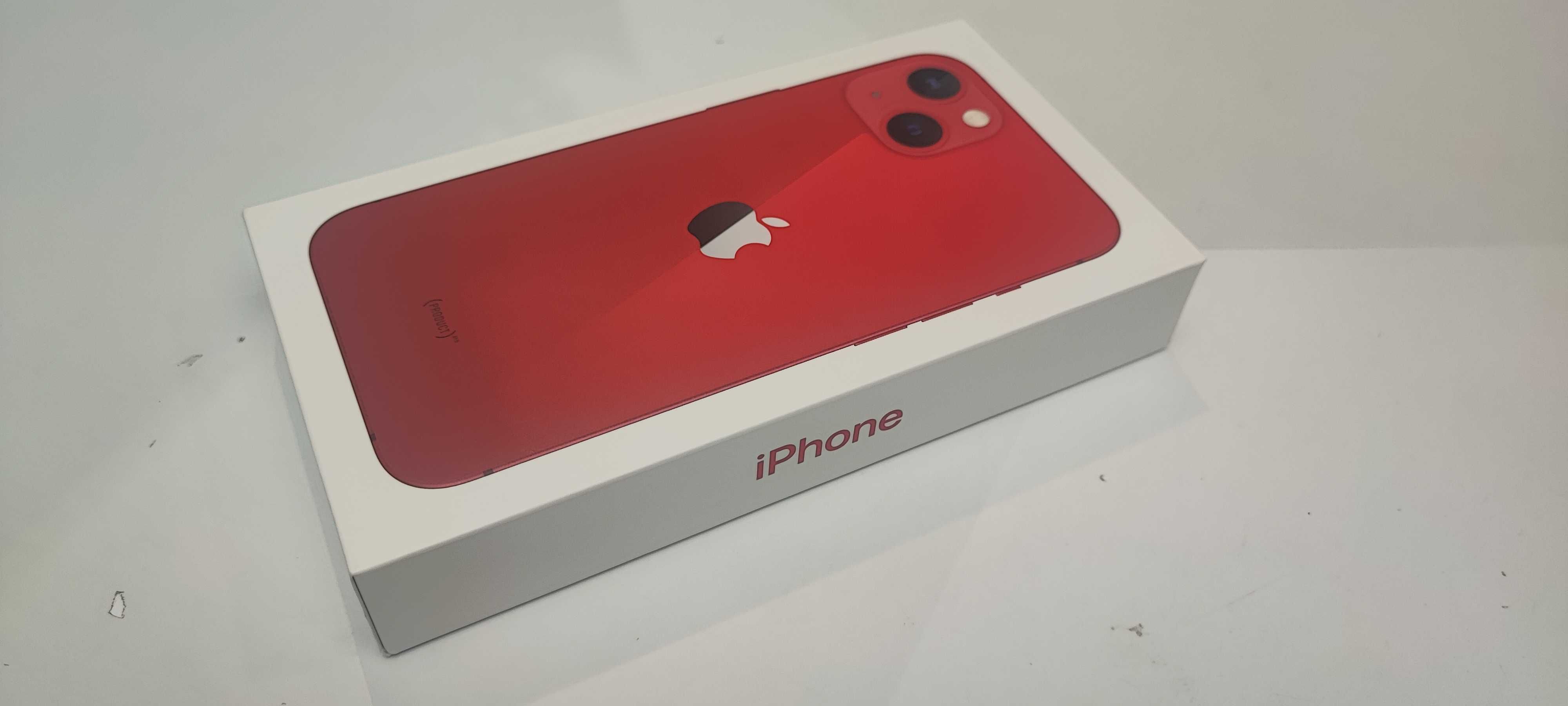 NOWY Telefon ZAPLOMBOWANY Apple iPhone 13 128GB RED Czerwony