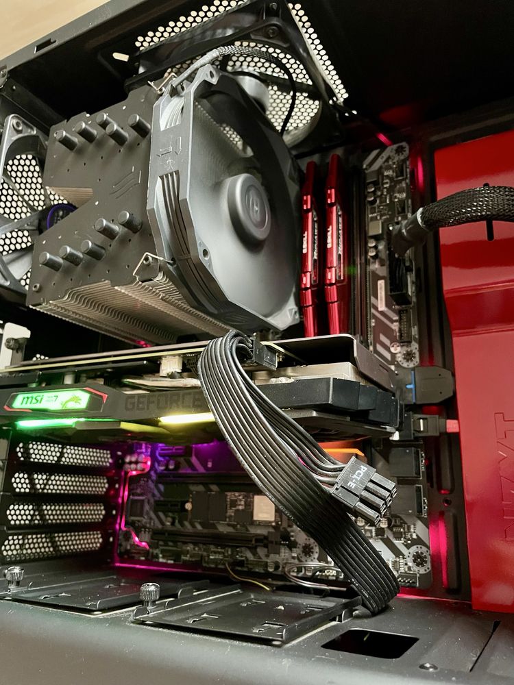 Komputer gamingowy, i5 8600k, gtx 1660 super, 16gb ram