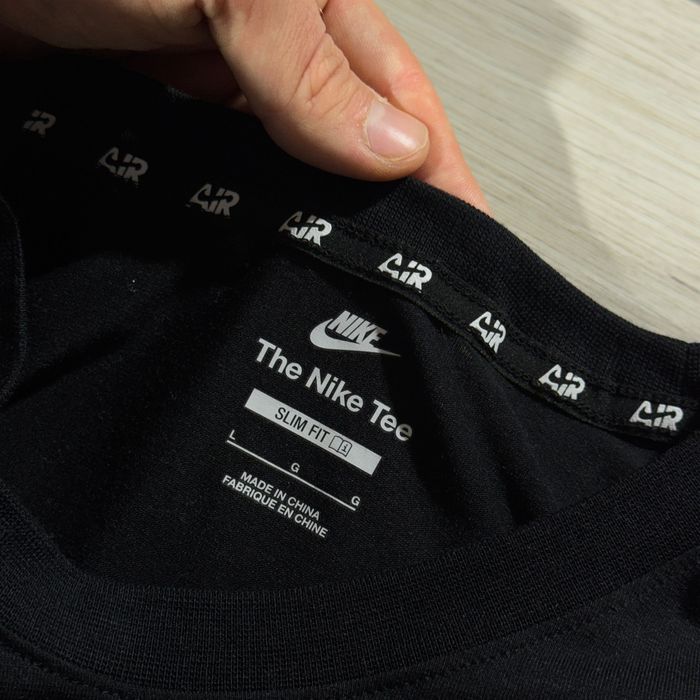 Нова Жіноча Чорна Кроп Футболка Найк Айр Nike Air Fit, L, Оригінал