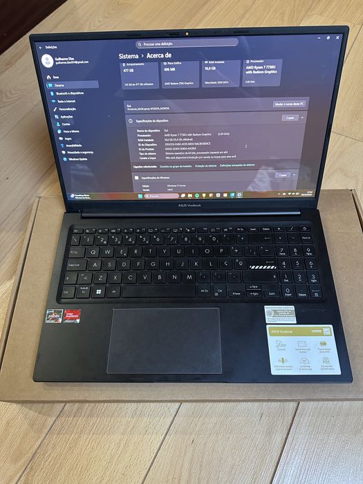 Asus Vivobook Oled Ryzen7