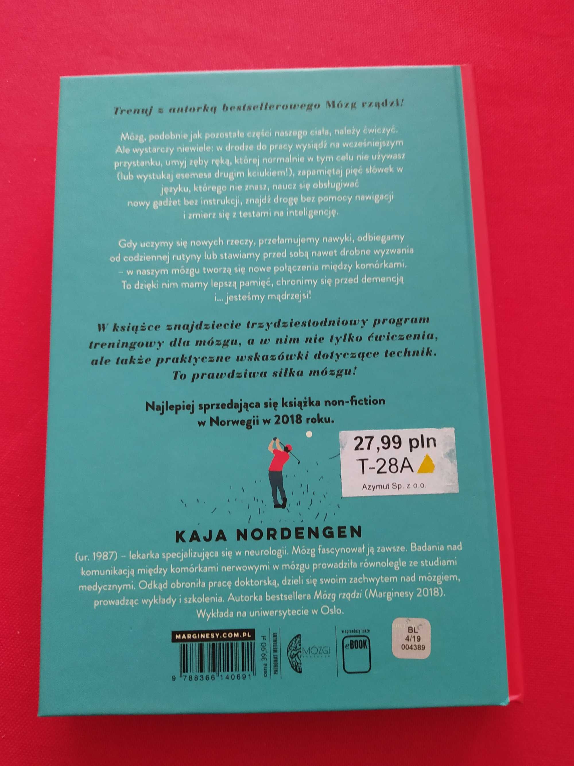 Mózg ćwiczy, książka, Kaja Nordengen