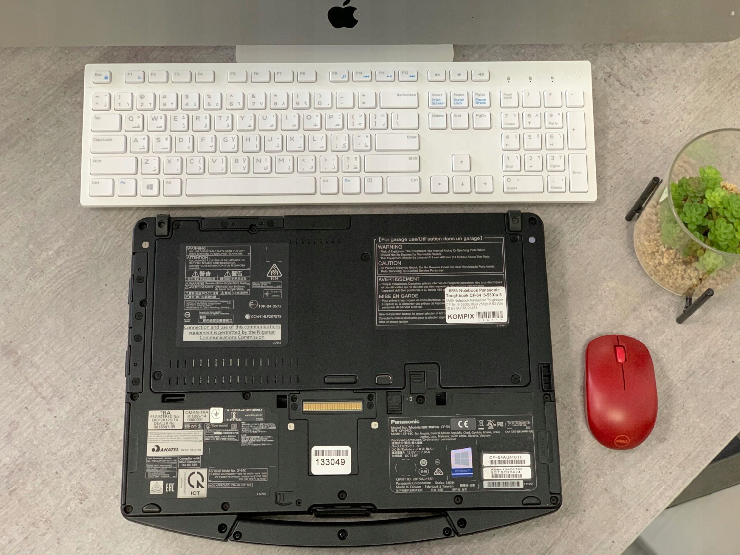 Laptop przemyslowy Panasonic CF54 i5 16GB 256SSD Windows 11