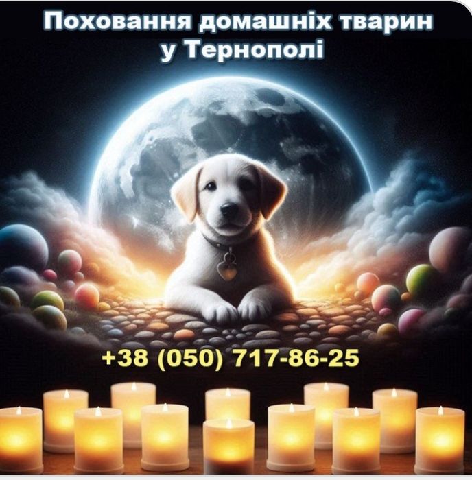 Поховання домашніх тварин Тернопіль. Похоронить кота, собаку