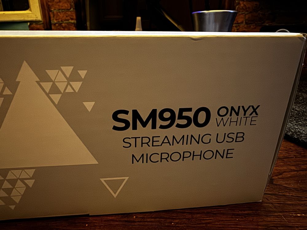 Spc gear sm950 onyx white mikrofon mikrofon Pc usb