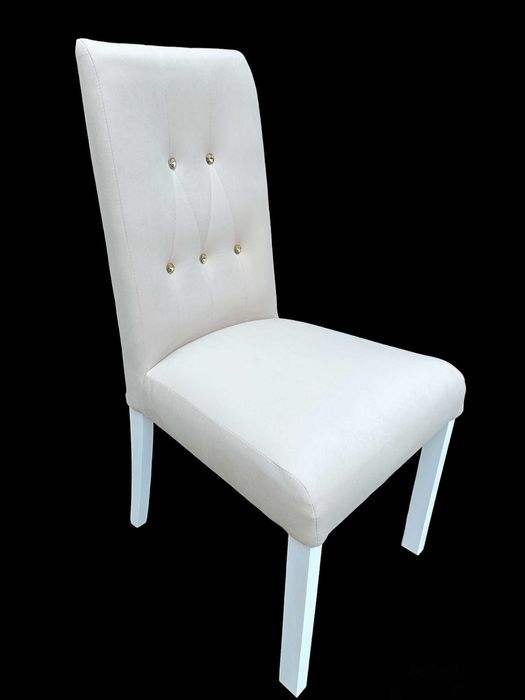 Krzesło tapicerowane bukowe wyprodukowane w Polsce