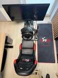 Playset, SIM RACE - stelaż, kierownica, pedały, shifter, hydrołapa, TV