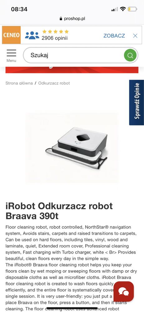 IRobot Braava 390t