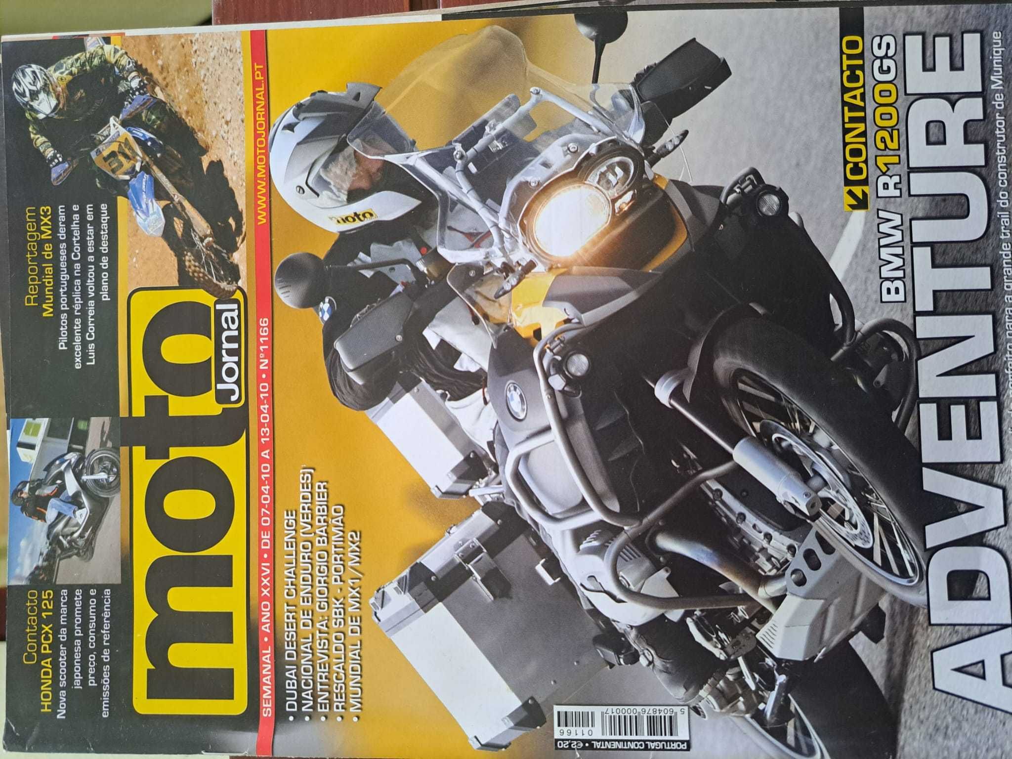 Revistas "moto jornal" e "Motociclismo" - estimadas