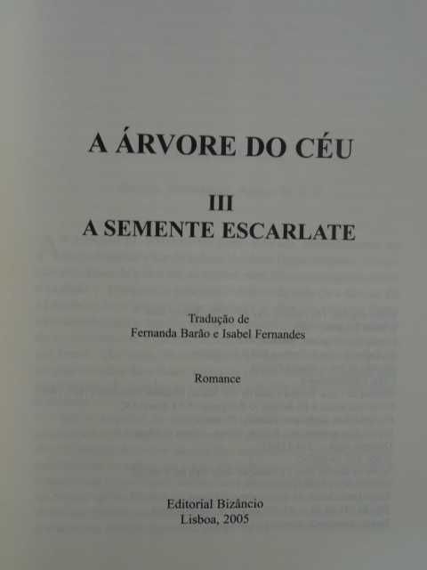 A Árvore do Céu de Edith Pargeter - Volume lll - 1ª Edição