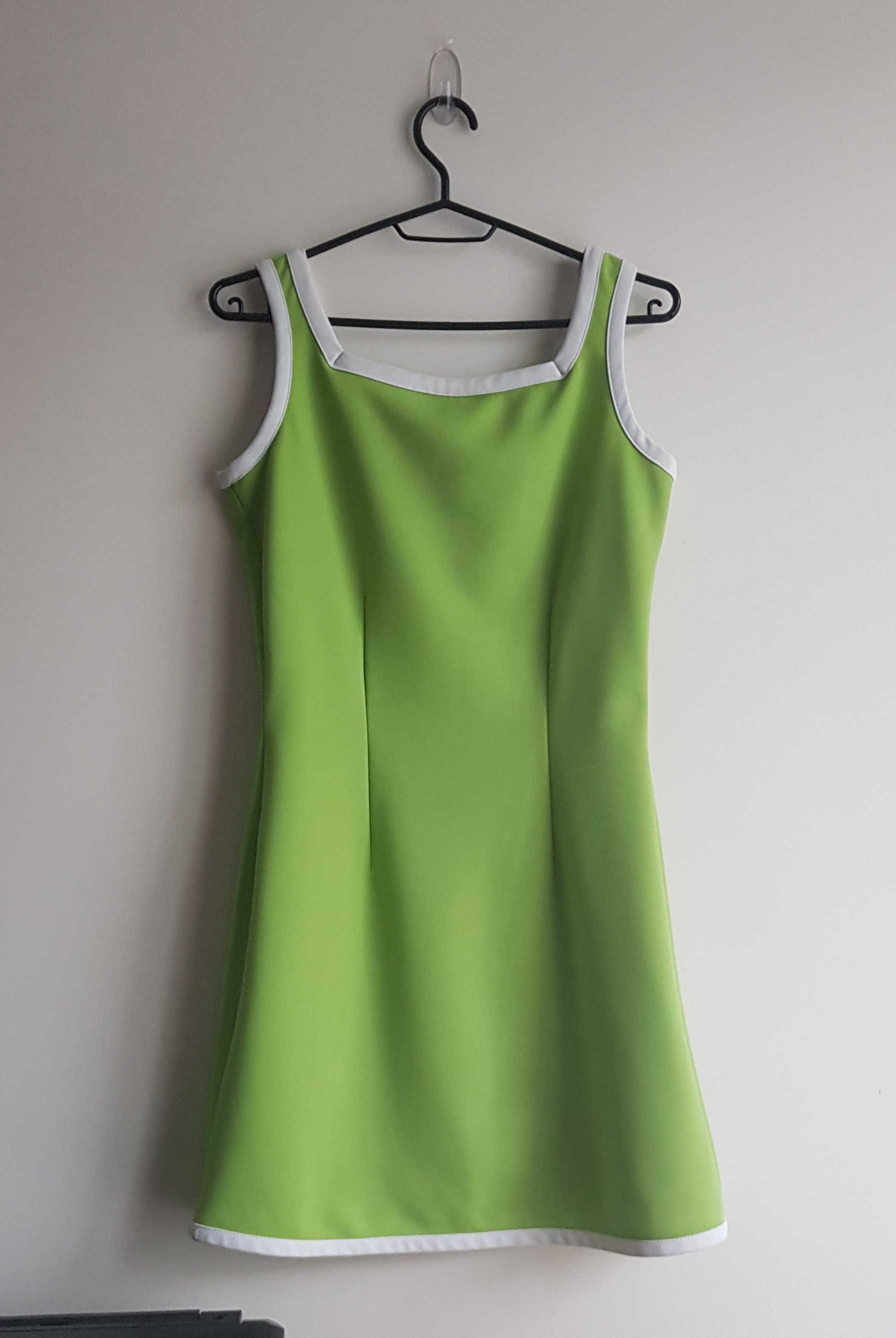 Nowa limonkowa zielona sukienka Morgan De Toi lata 60 70 rozm. S/M/L