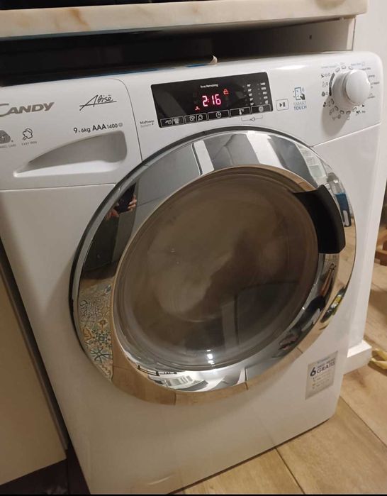 Máquina de lavar e secar Candy. 9kg(lavagem)6kg(secagem),1400 rpm