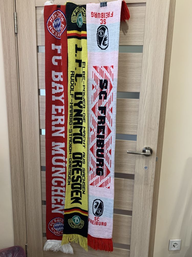 Шарф футбольний фанатський Arsenal. +….sc Freiburg,  Dresden