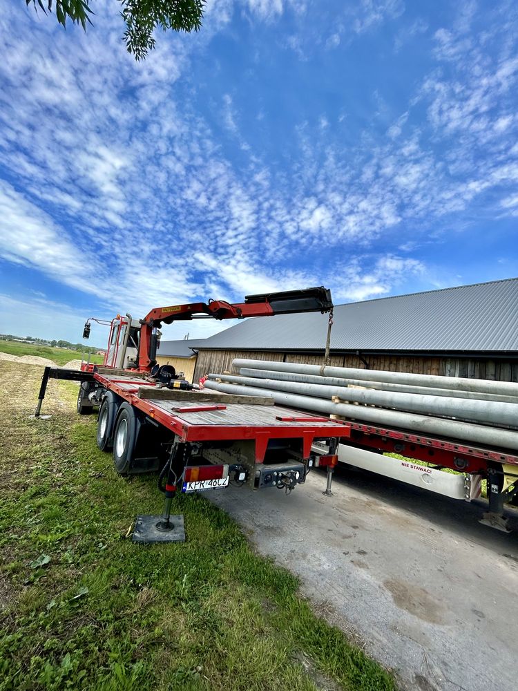 Transport długich elementow w trudno dostepne miejsca HDS dłużyca