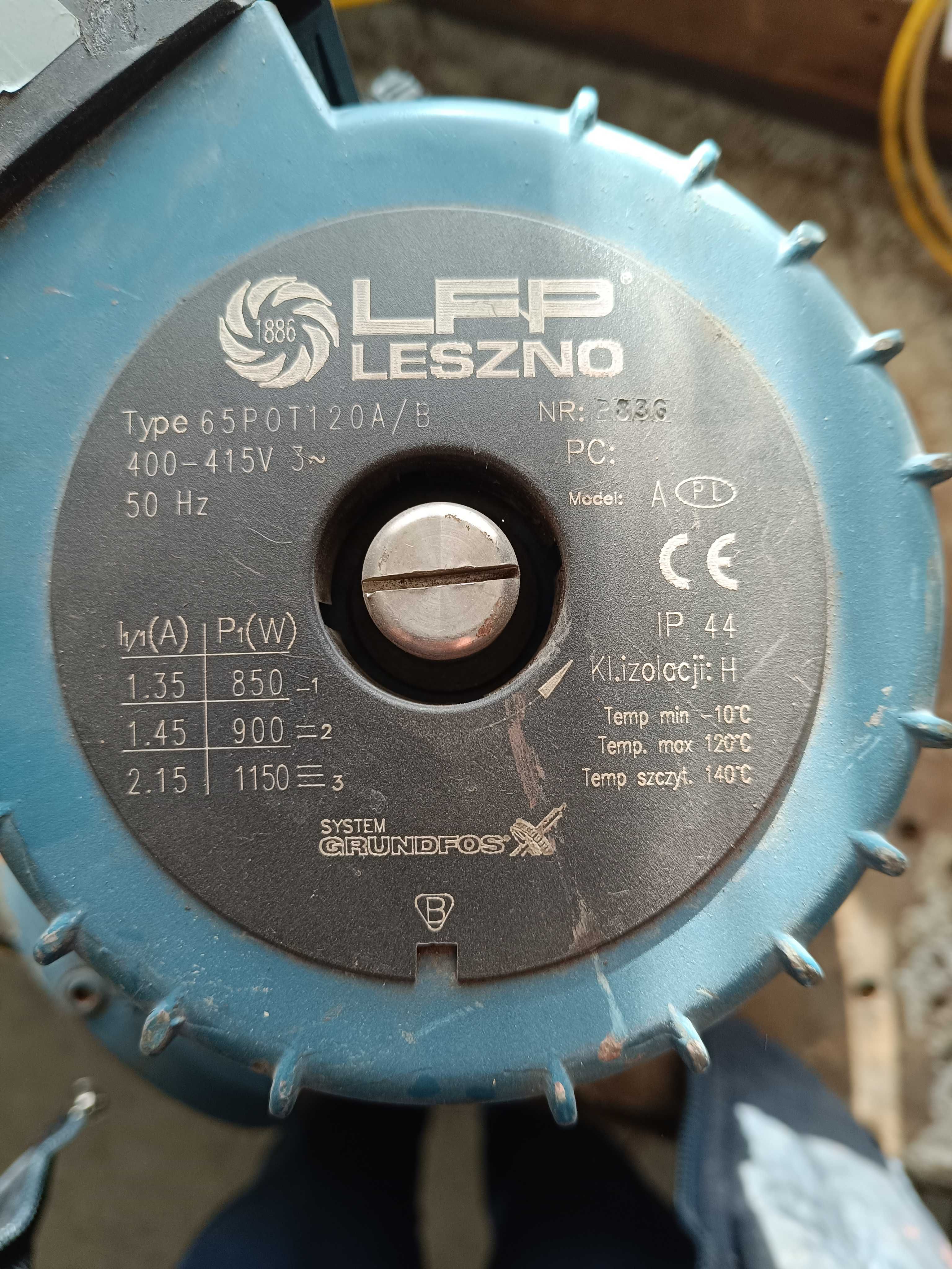 Pompa obiegowa LFP Leszno Typ 65P0T120A/B, Typ 32, 50