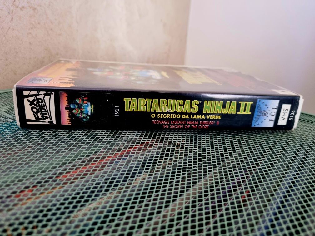 TMNT Tartarugas Ninja II - O Segredo da Lama Verde filme VHS português
