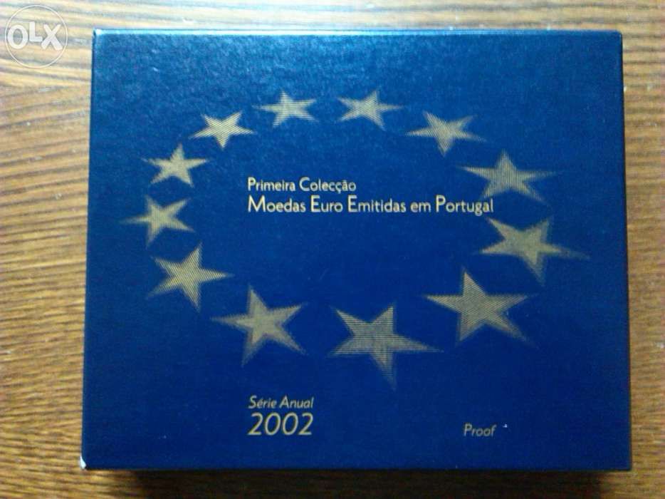 Moeda série anual 2002 proof (1.as moedas euro)