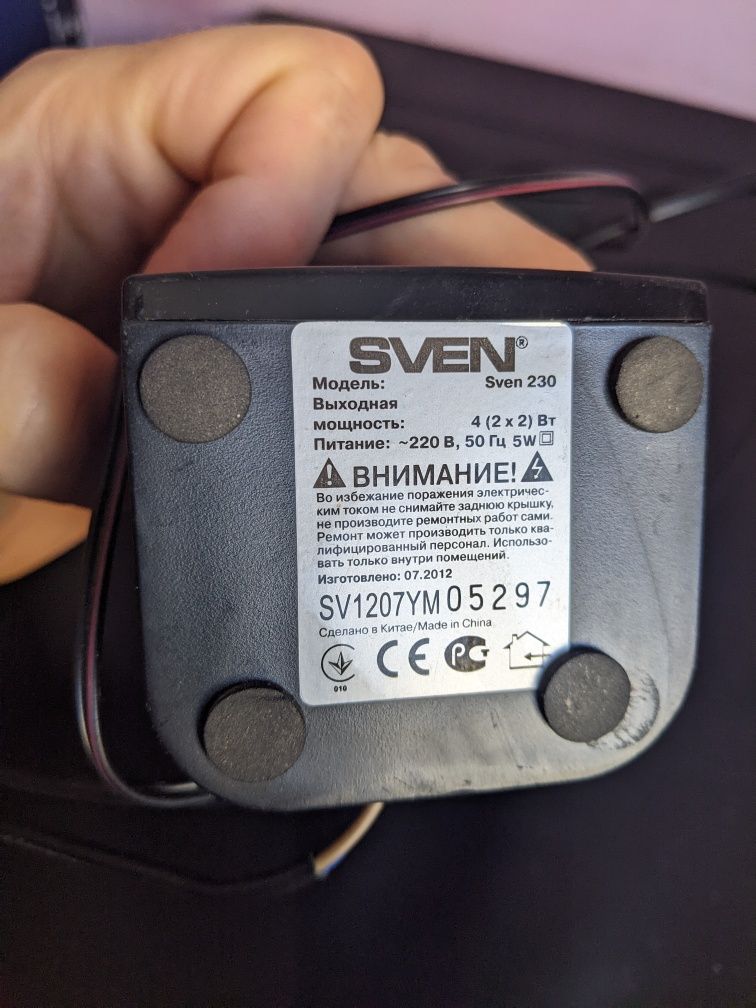 Колонки Sven 230  4 Вт