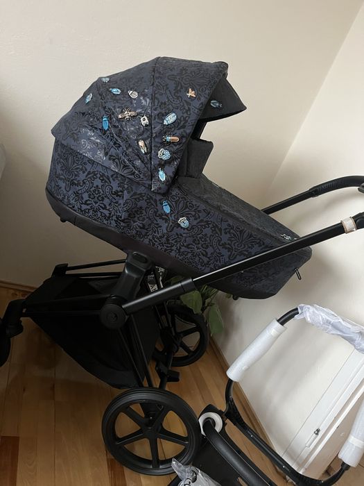 Wózek cybex priam 4.0 black matt jewels of nature