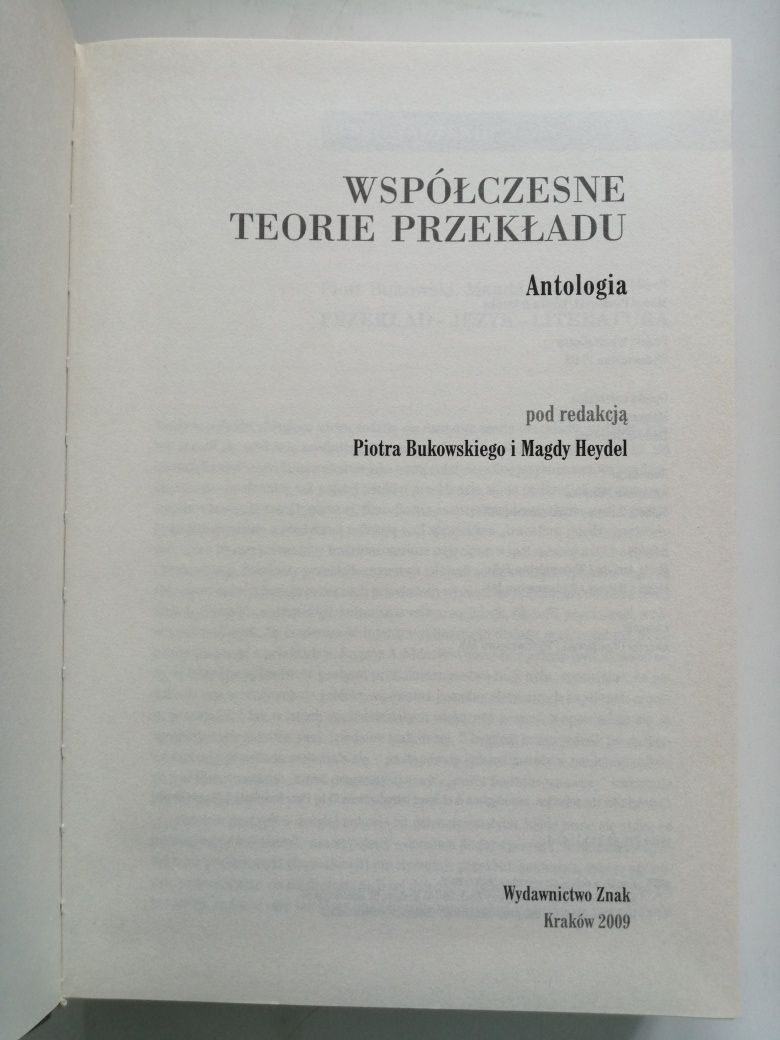 Współczesne teorie przekładu - Piotr Bukowski, Magda Heydel