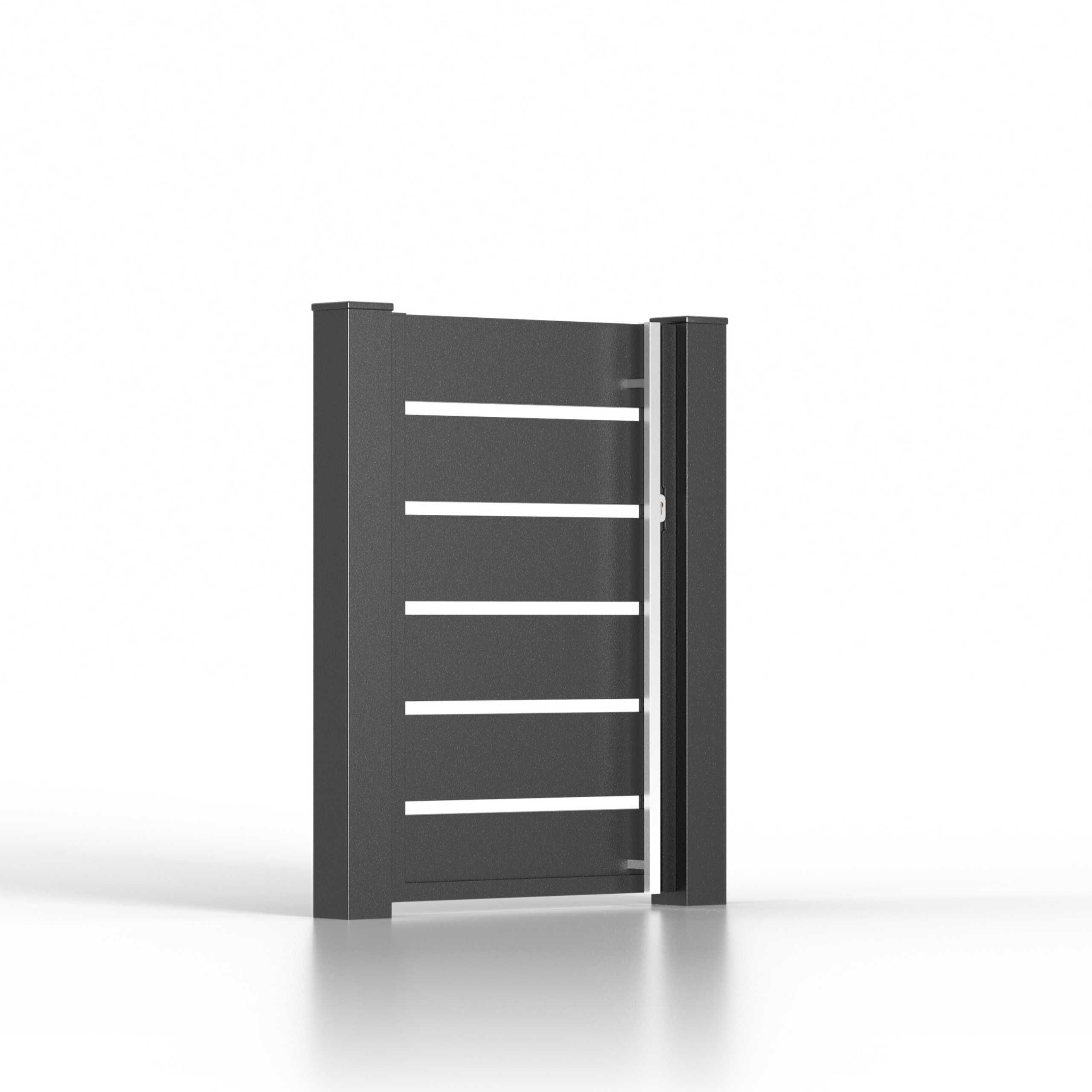 Przęsło aluminiowe ogrodzenie panel palisada LINEA producent 2x1,8m