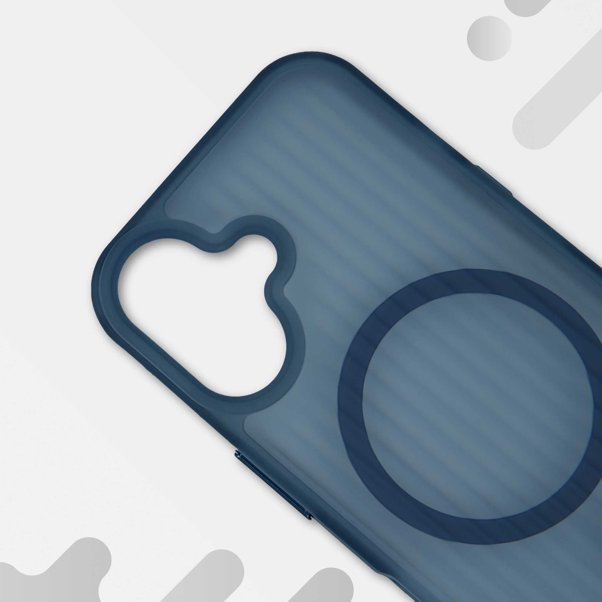 Etui JOLLBY. Line do iPhone 16 (Shadow Blue)