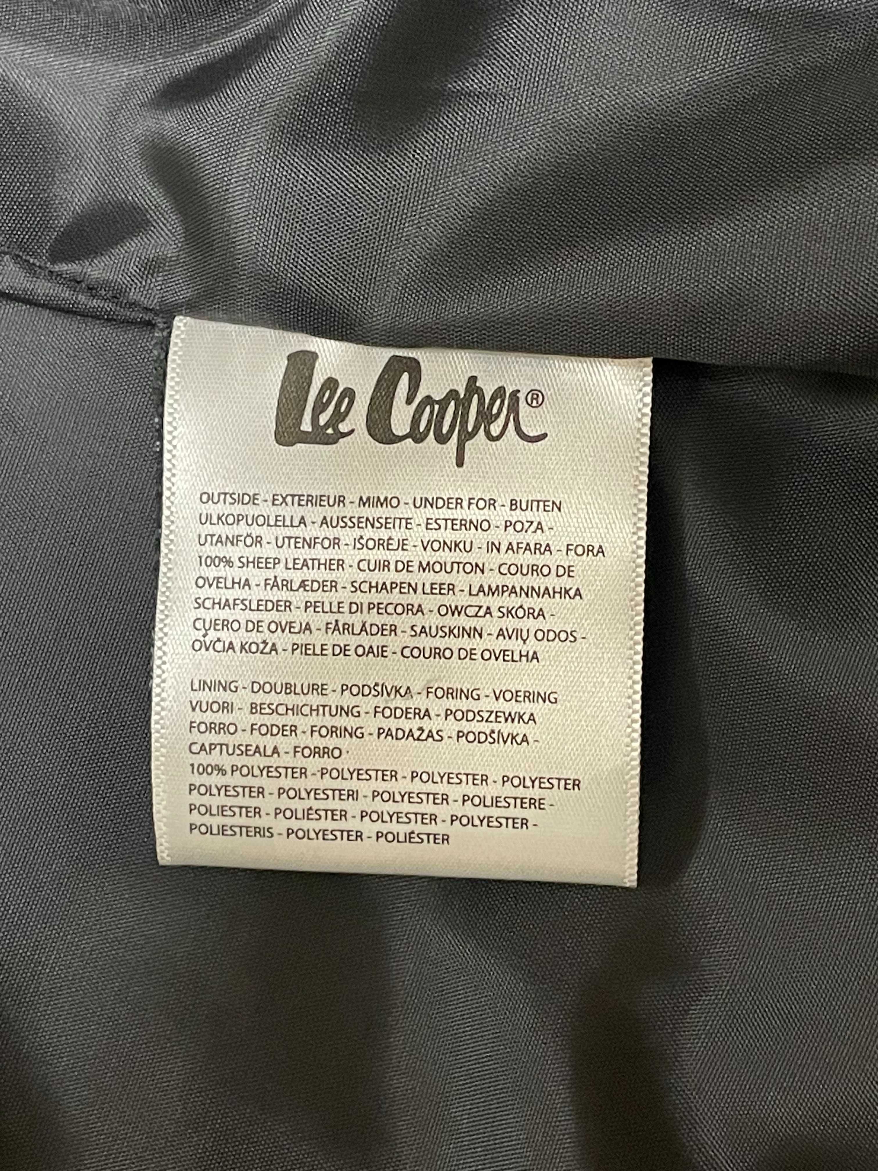 Lee Cooper kurtka damska skóra owcza r. M model BREE kolor czarny