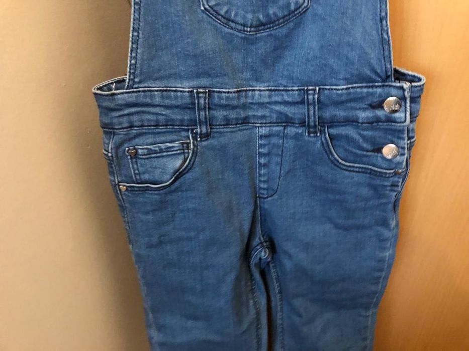 Macacão de ganga Zippy, tamanho 7-8 anos