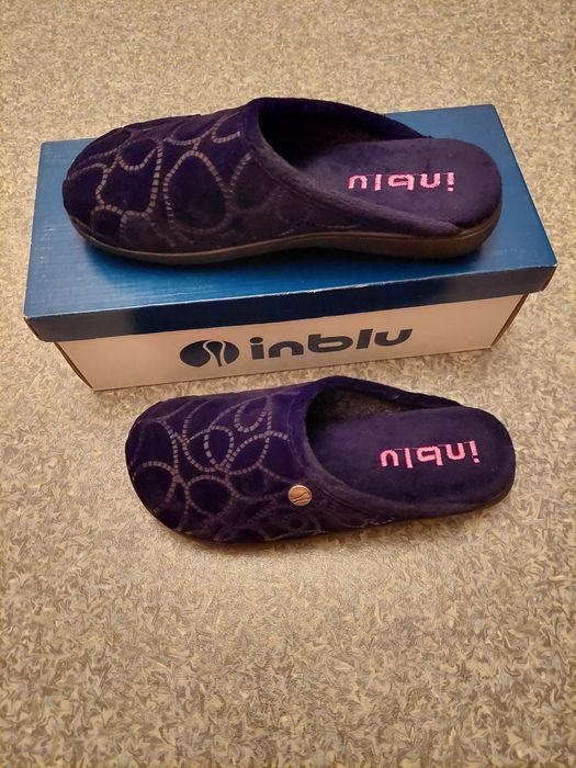 Тапочки женские велюровые INBLU