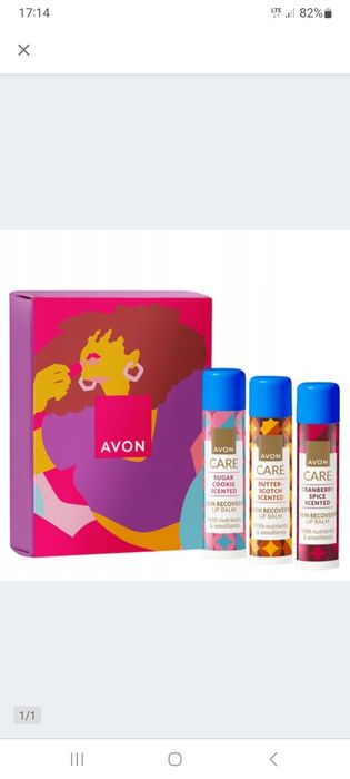 Avon Zestaw upominkowy - balsamy do ust 3szt