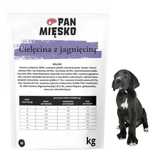 Pan Mięsko Cielęcina z jagnięciną M karma dla seniora 3 kg na wagę