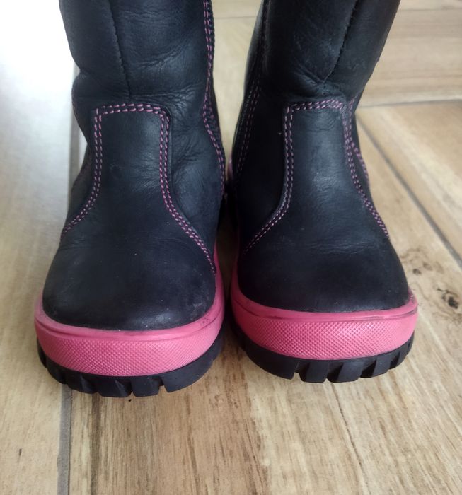 Lasocki Kids kozaki śniegowce buty na zimę dla dziewczynki rozmiar 21