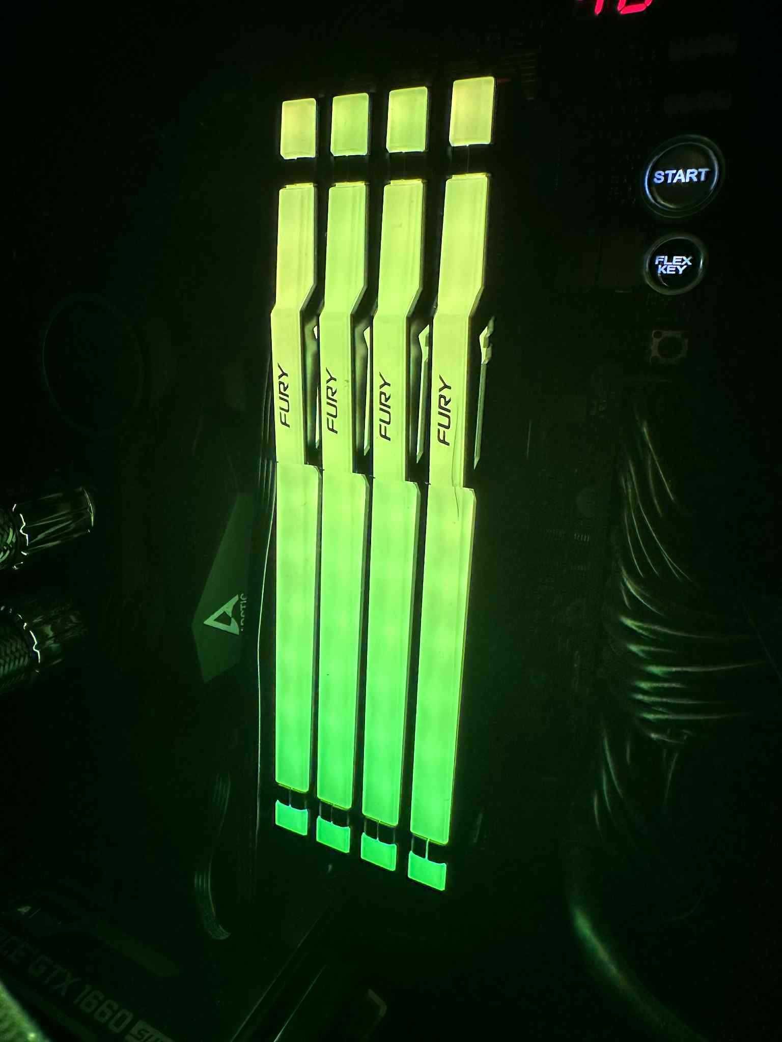Pamięci RAM DDR5 Kingston FURY 64GB (4x16GB)/ 6000MHz CL36 Beas RGB