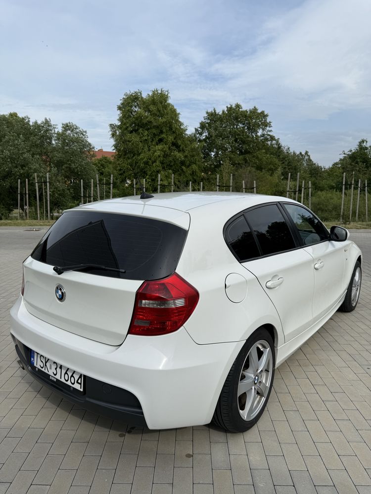 BMW 118D e87 biala Mpakiet Brązowa skóra 2010r polift