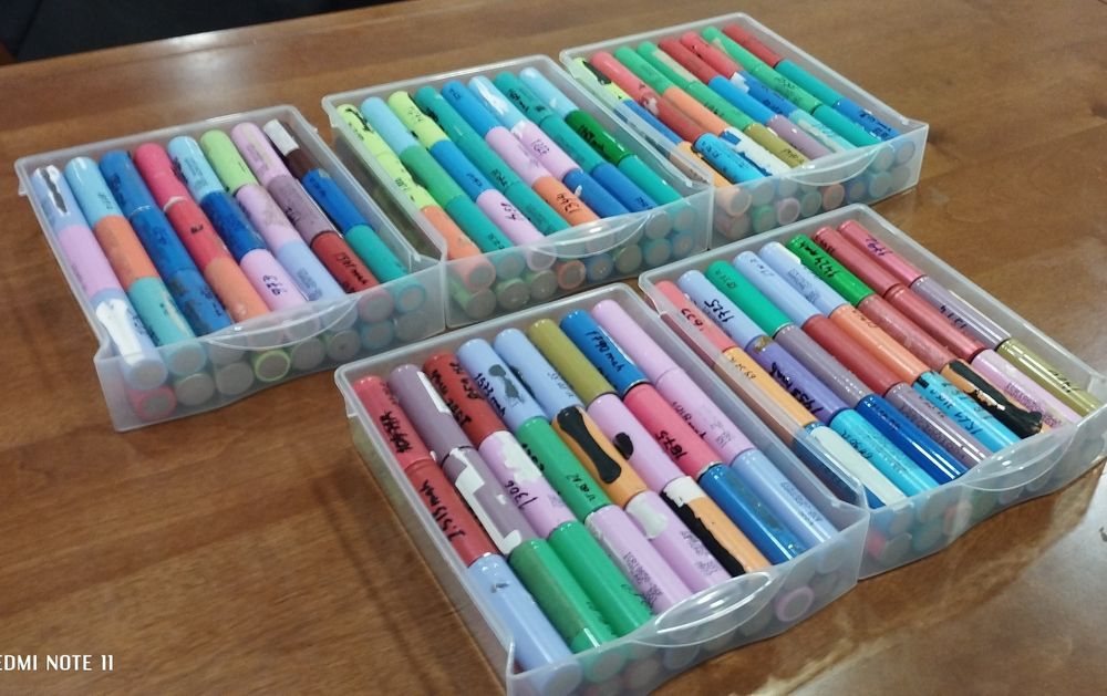 10 Células de Lítio 18650 Recicladas Testadas e Garantidas em Bom Esta