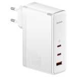 Ładowarka Sieciowa Baseus Gan5 Pro 2Xusb-C + Usb, 140W (Biała)
