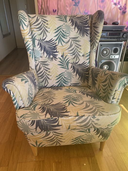 Fotel Uszak skandynawski ikea