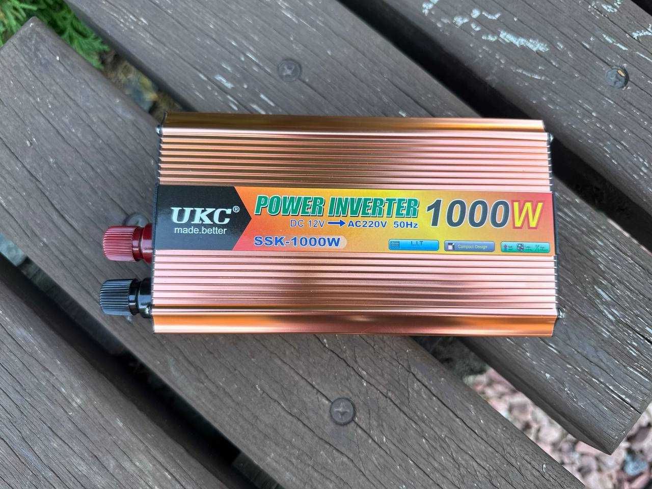 Преобразователь напряжения, инвертор 12v-220v 1000 ватт.