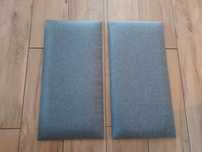2 panele ścienne tapicerowane 30x60 szare