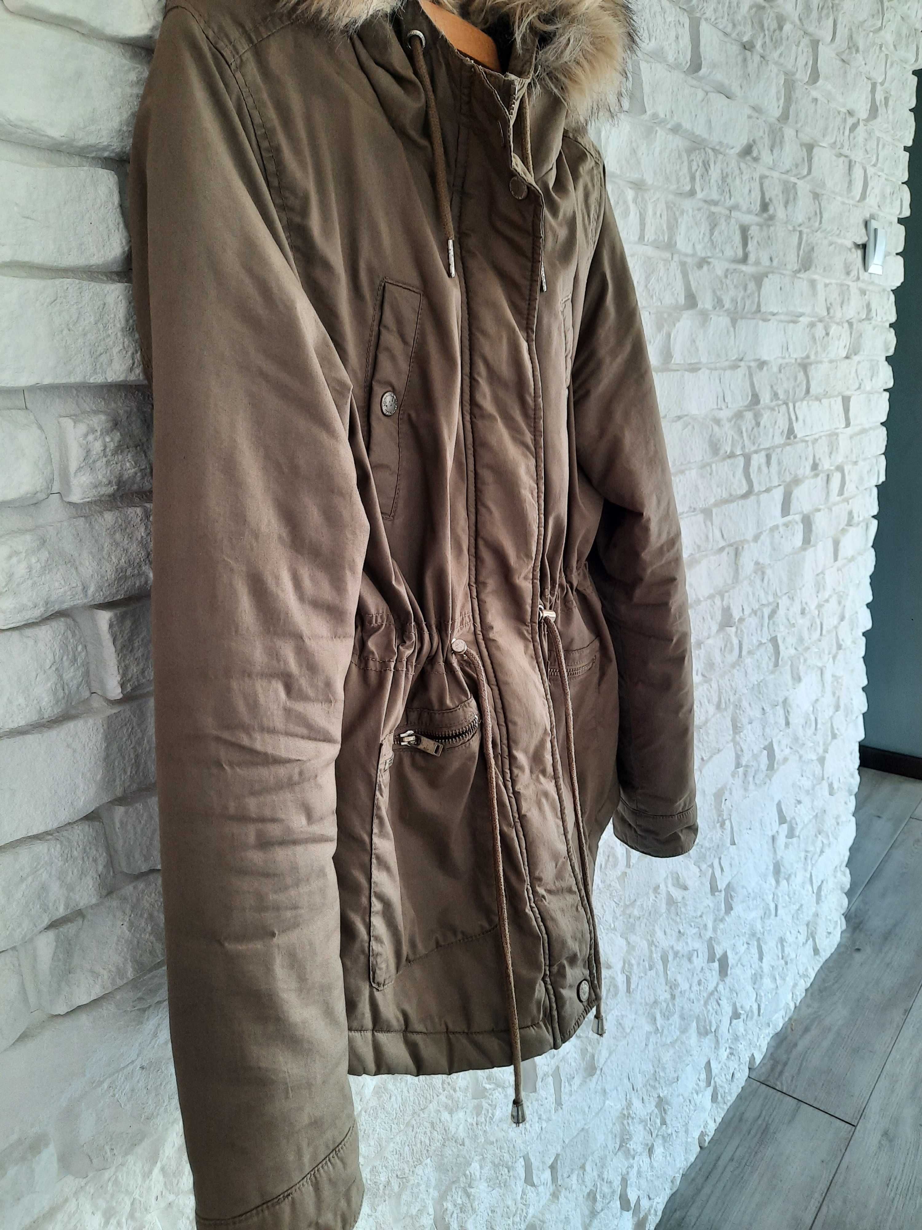 Płaszczyk parka khaki